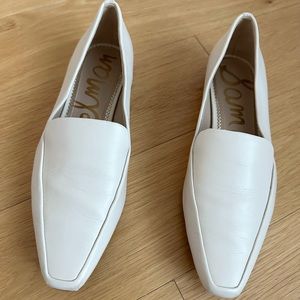 Sam Edelman Ivory leather loafer
